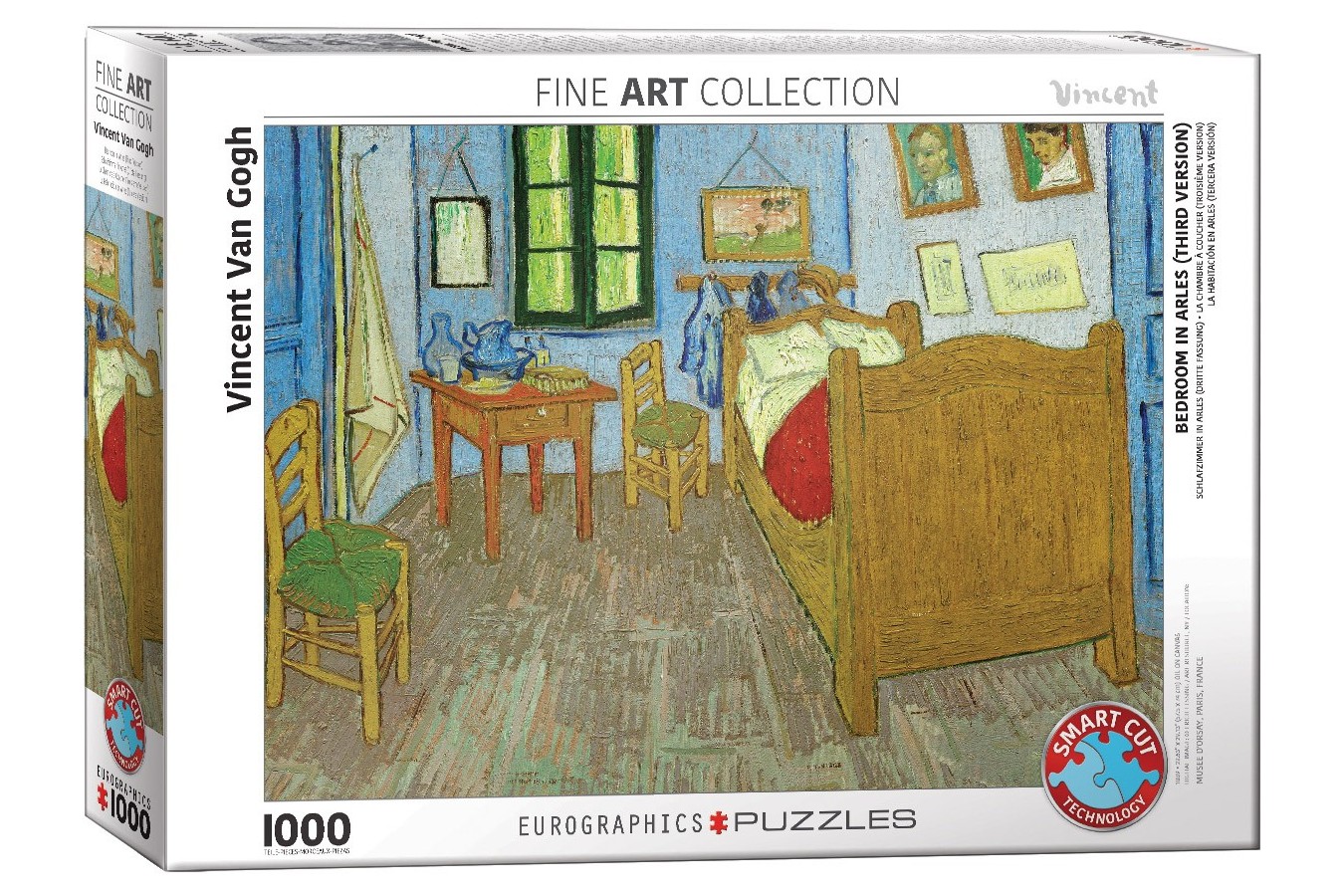 Puzzle Eurographics - Vincent Van Gogh: The bedroom of van Gogh, 1000 piese (6000-0838)