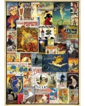 Puzzle Eurographics - Vintage Bicycle Posters, 1000 piese (6000-0756)