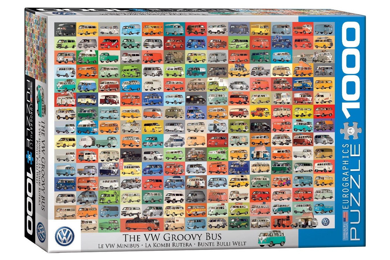 Puzzle Eurographics - Volkswagon Groovy Bus, 1000 piese (6000-0783)