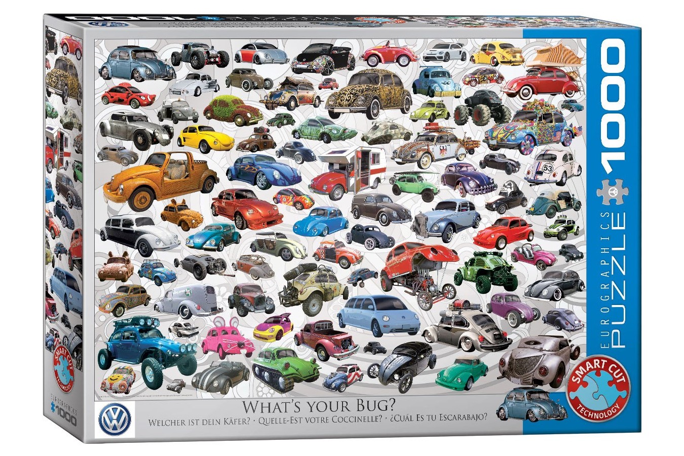 Puzzle Eurographics - VW Beetle - What's your Bug?, 1000 piese (6000-0815)