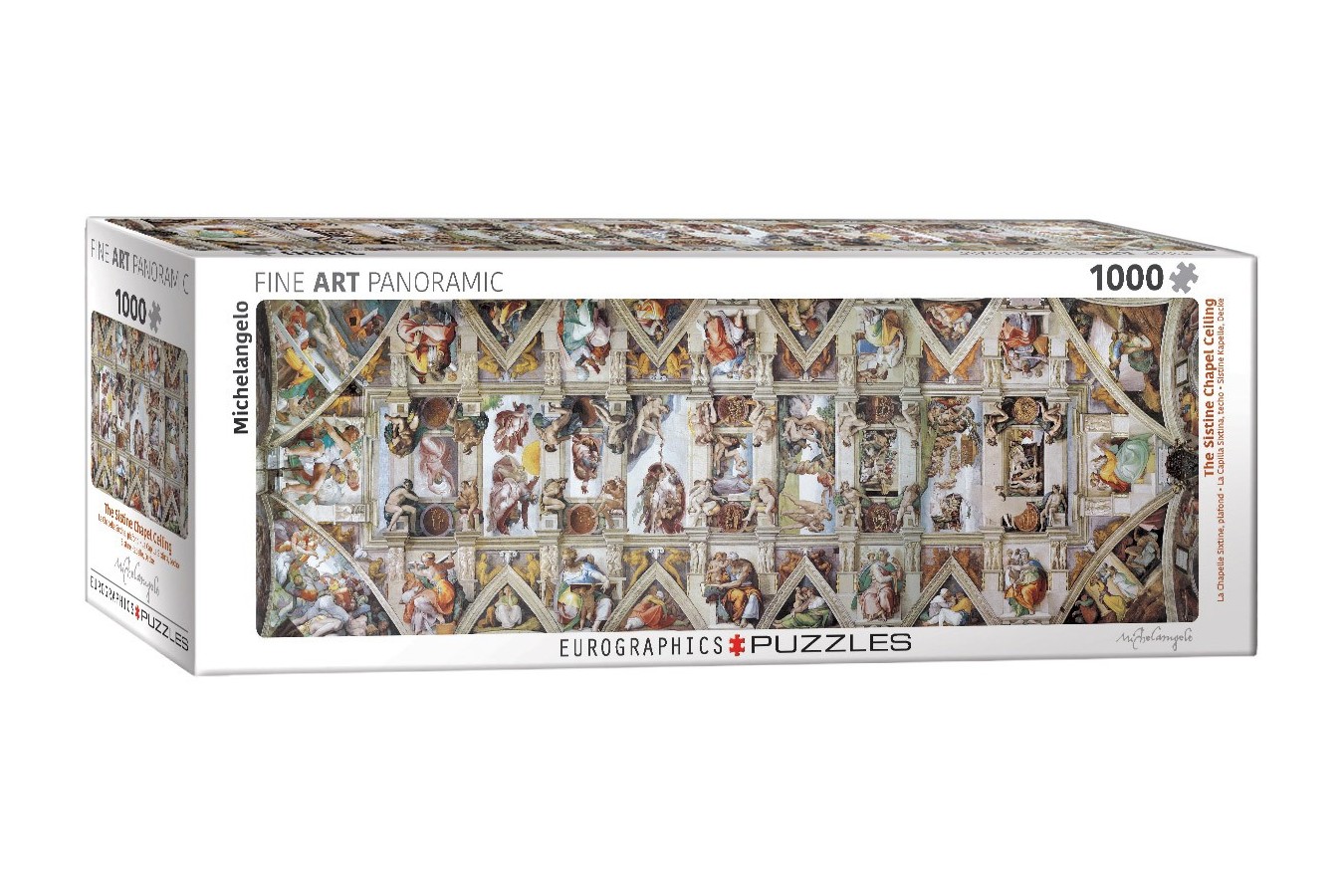 Puzzle panoramic Eurographics - Michelangelo Buonarroti: The Sistine Chapel Ceiling, 1000 piese (6010-0960)