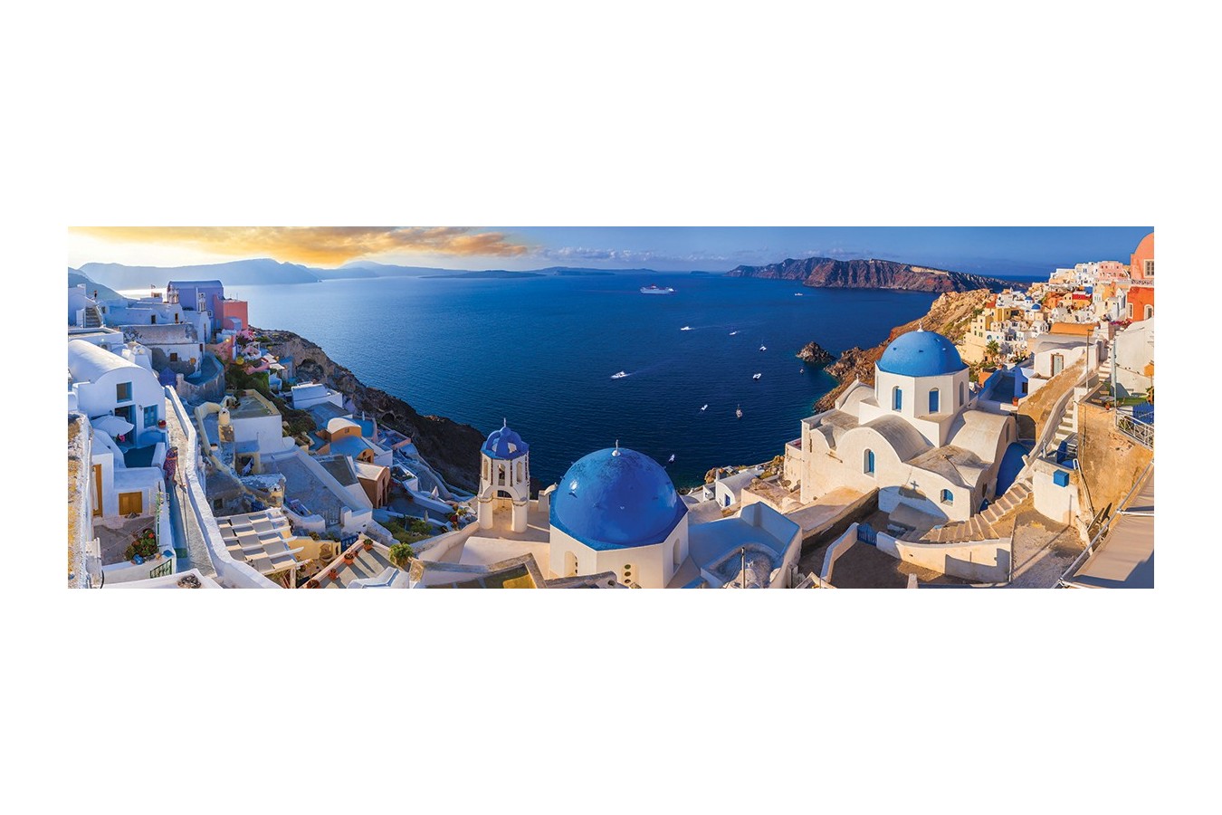 Puzzle panoramic Eurographics - Santorini, 1000 piese (6010-5300)