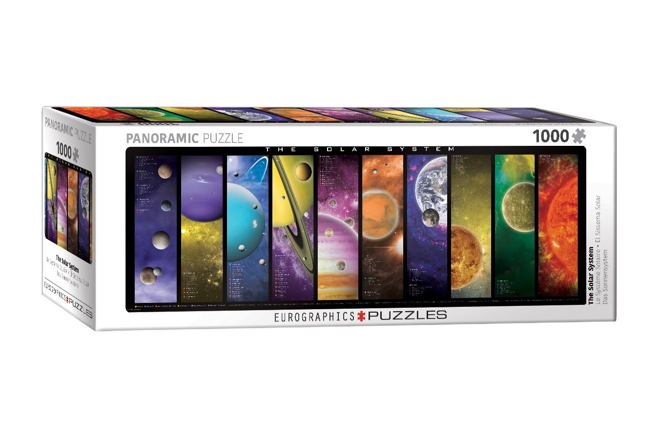 Puzzle panoramic Eurographics - The Solar System, 1000 piese (6010-0308)