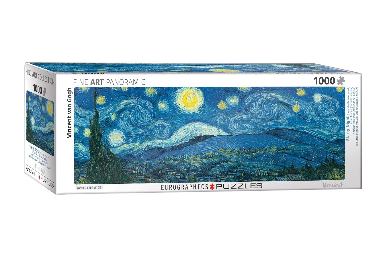 Puzzle panoramic Eurographics - Vincent Van Gogh: Starry Night, 1000 piese (6010-5309)