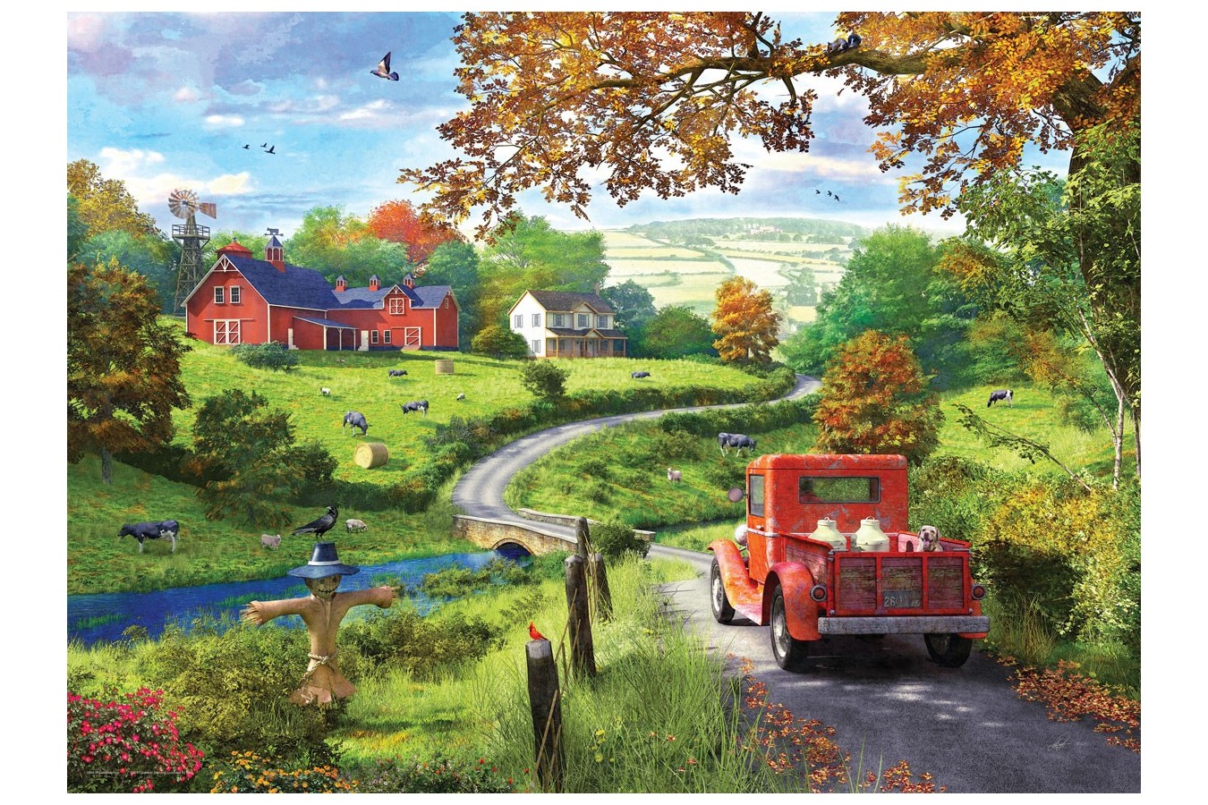 Puzzle Eurographics - Dominic Davison: Country Drive, 1000 piese (6000-0968)