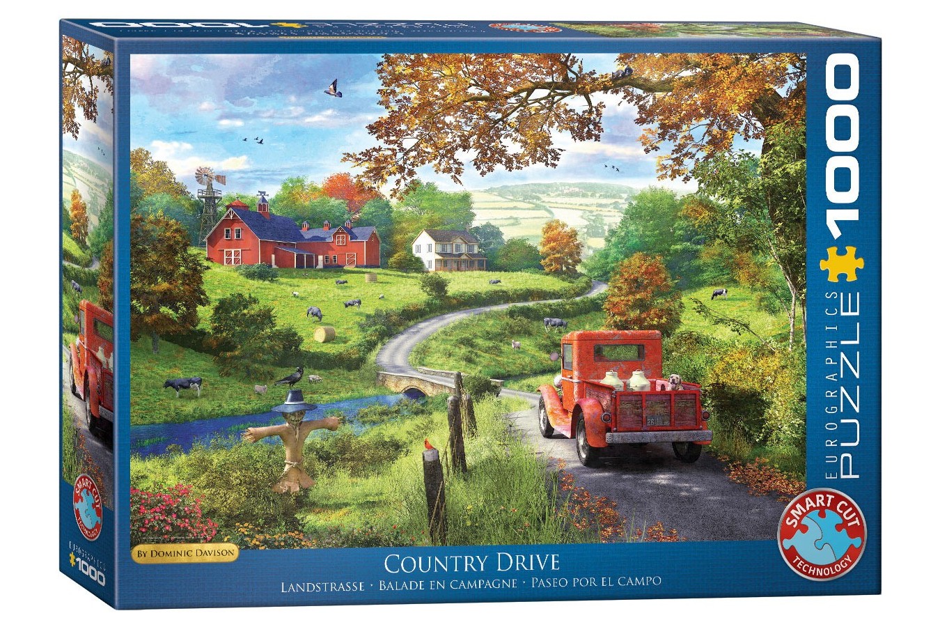 Puzzle Eurographics - Dominic Davison: Country Drive, 1000 piese (6000-0968)