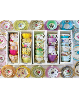 Puzzle Eurographics - Tea Cups Boxes, 1000 piese (6000-5342)