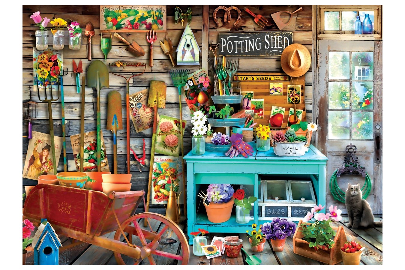 Puzzle Eurographics - The Potting Shed, 1000 piese (6000-5346)