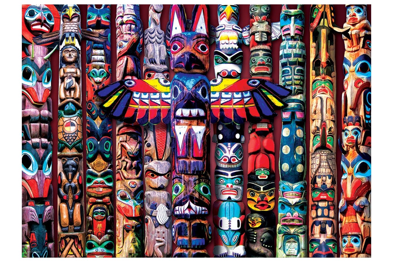 Puzzle Eurographics - Totem Poles, 1000 piese (6000-5349)