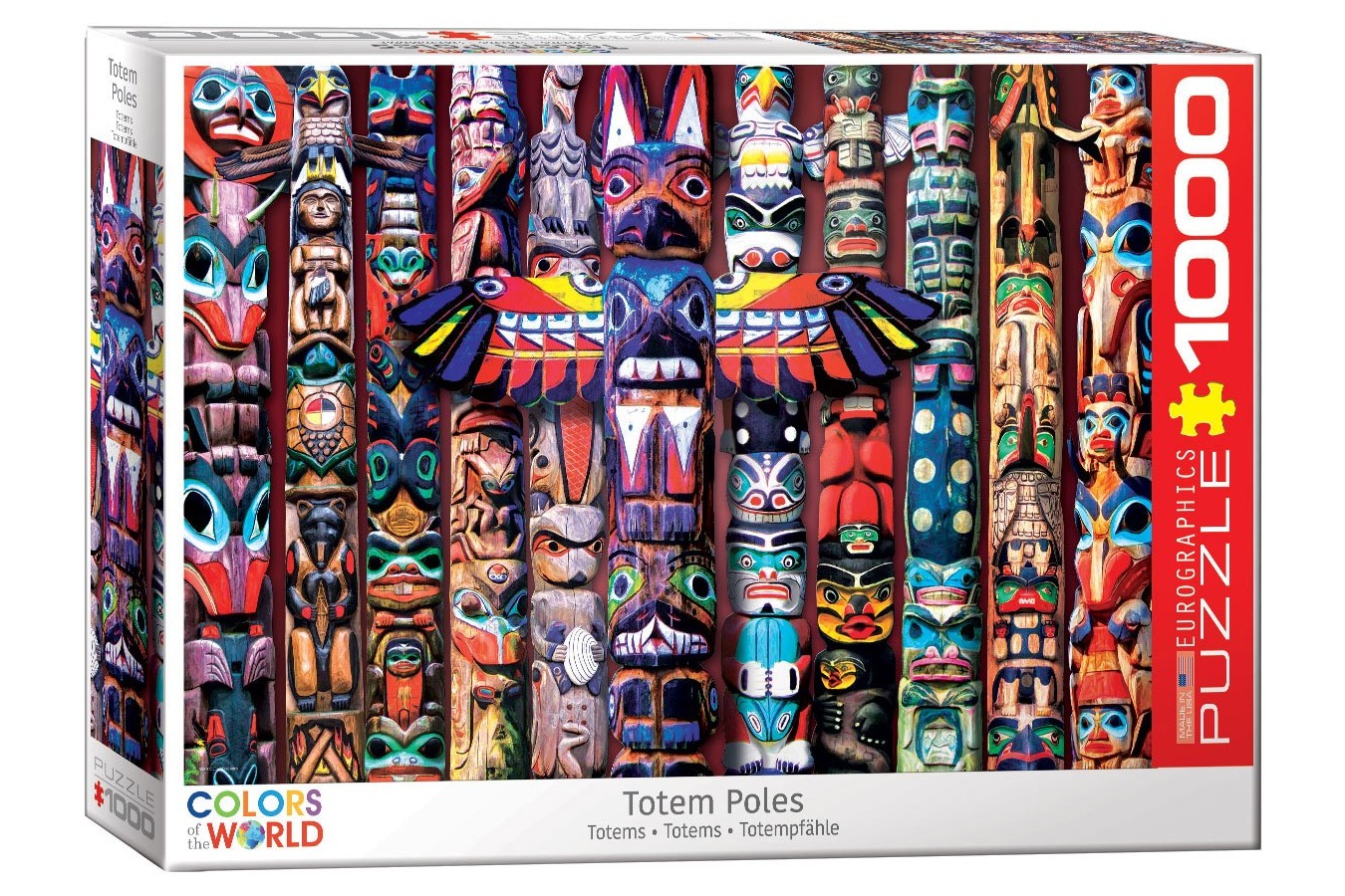 Puzzle Eurographics - Totem Poles, 1000 piese (6000-5349)
