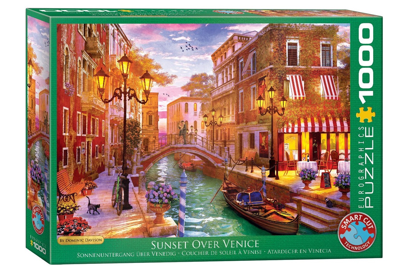 Puzzle Eurographics - Dominic Davison: Sunset over Venice, 1000 piese (6000-5353)