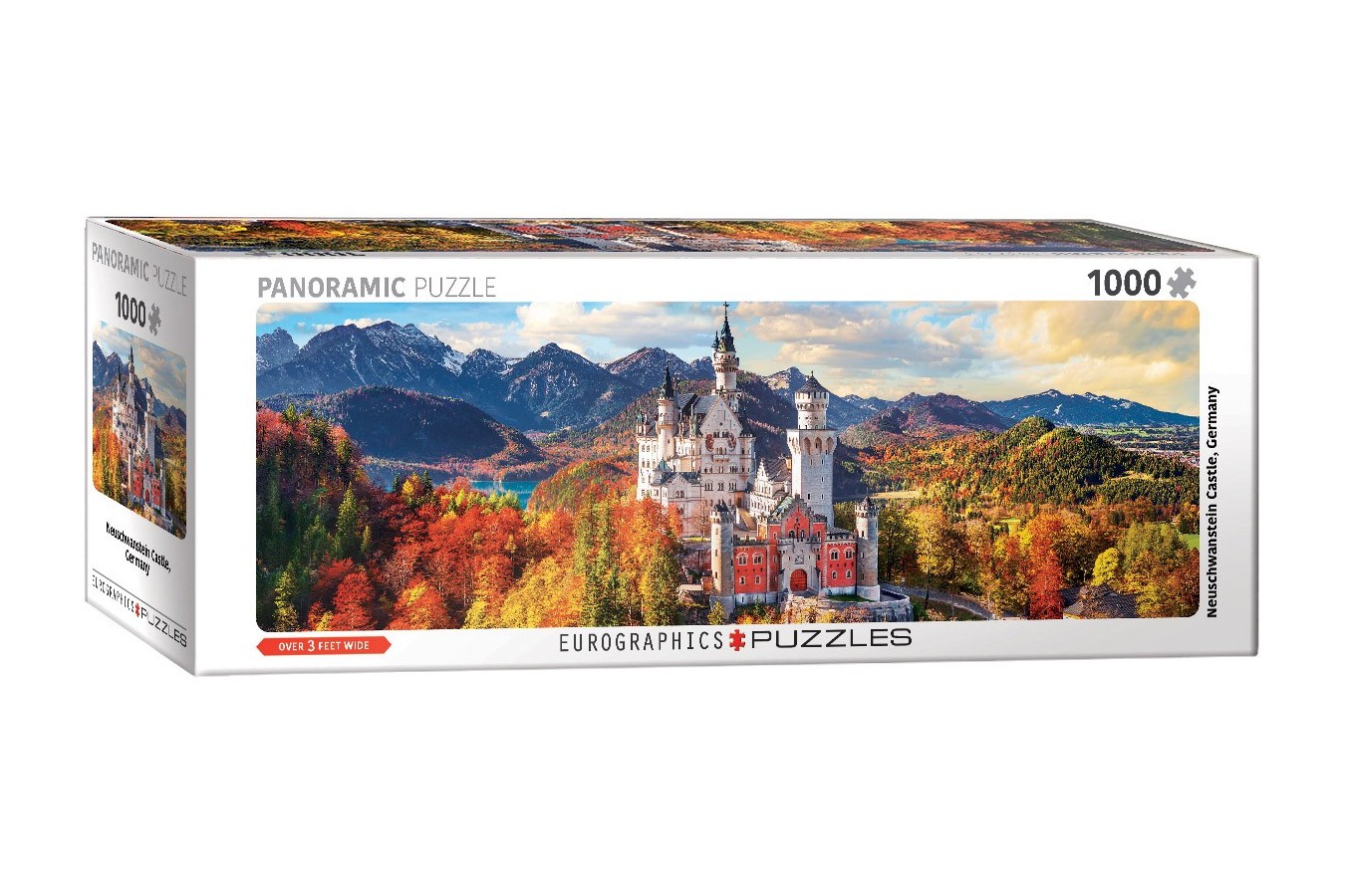 Puzzle panoramic Eurographics - Neuschwanstein in Fall, 1000 piese (6010-5444)