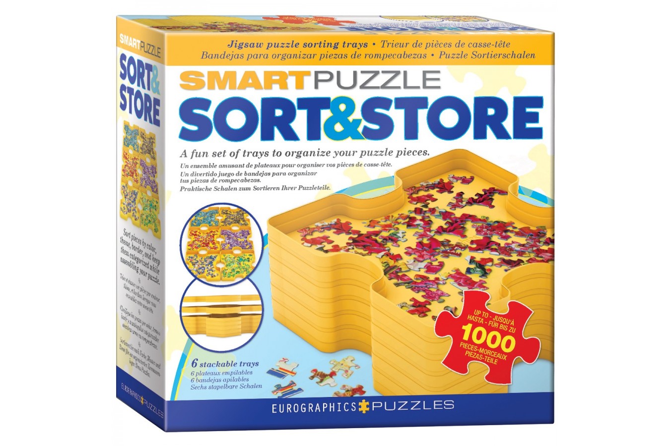 Puzzle Eurographics - Sort & Store - Puzzles Intelligent Organisieren, 6 piese (8955-0105)