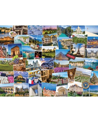 Puzzle Eurographics - Globetrotter France, 1000 piese (6000-5466)