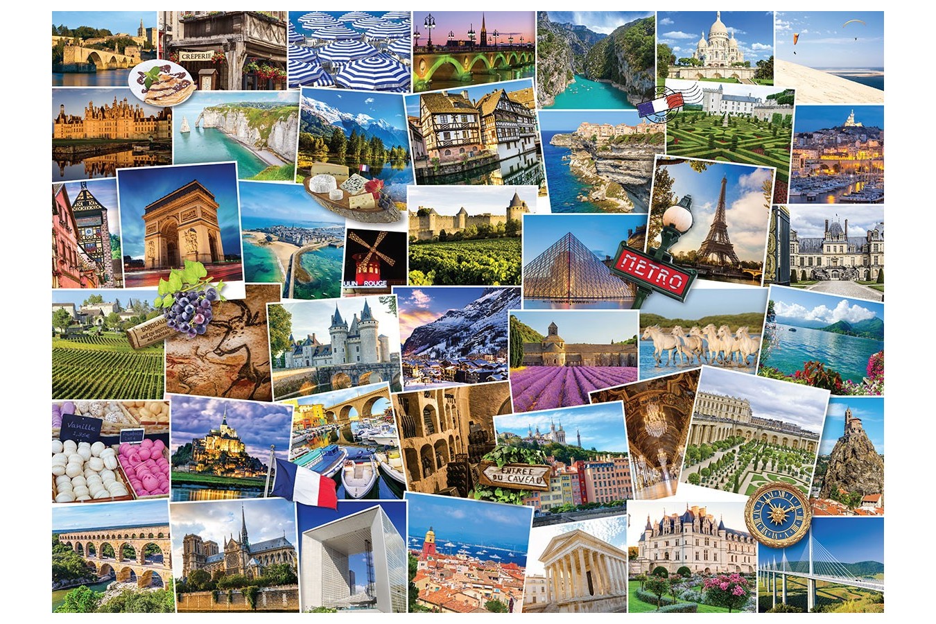 Puzzle Eurographics - Globetrotter France, 1000 piese (6000-5466)
