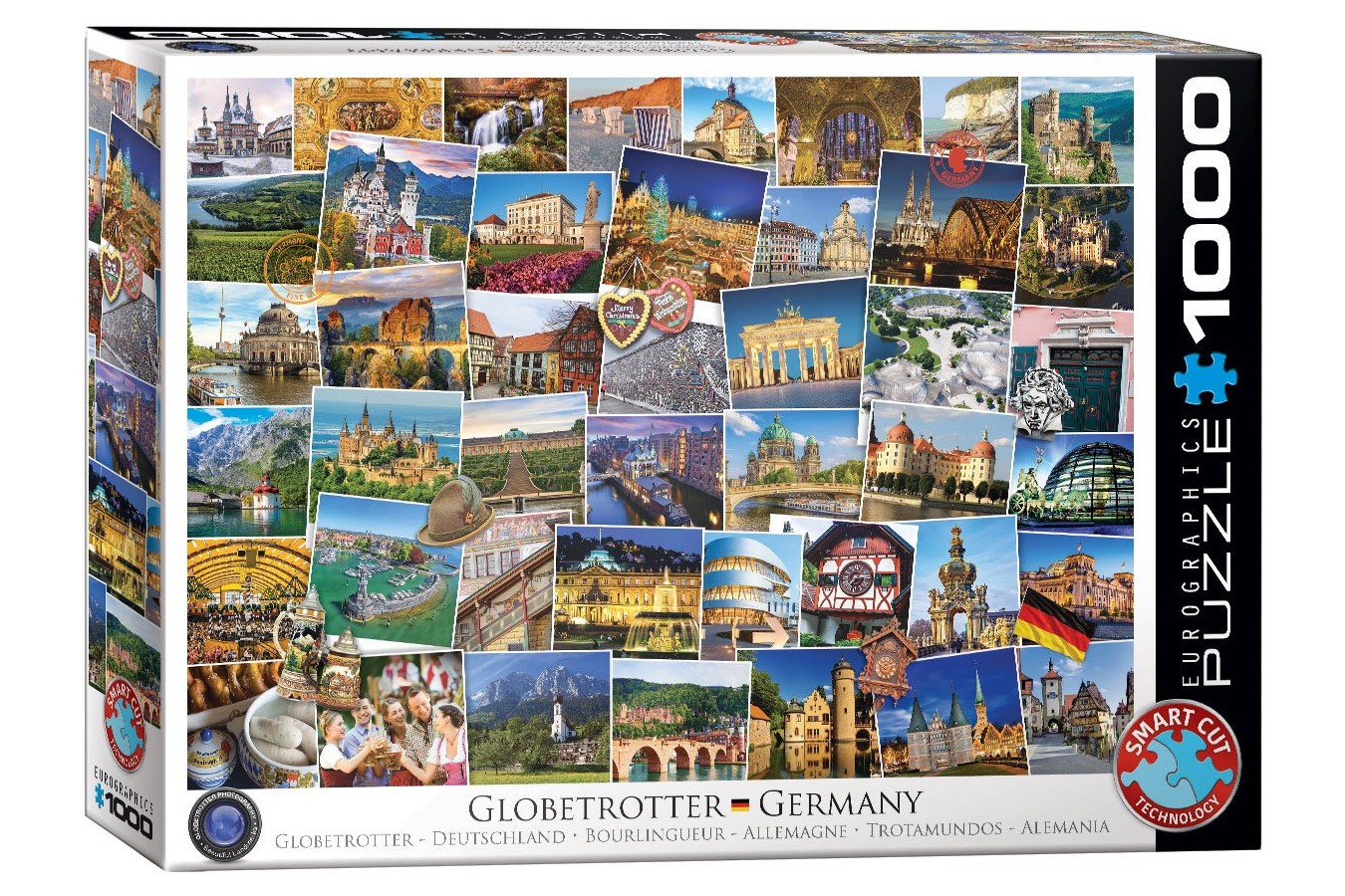 Puzzle Eurographics - Globetrotter Germany, 1000 piese (6000-5465)