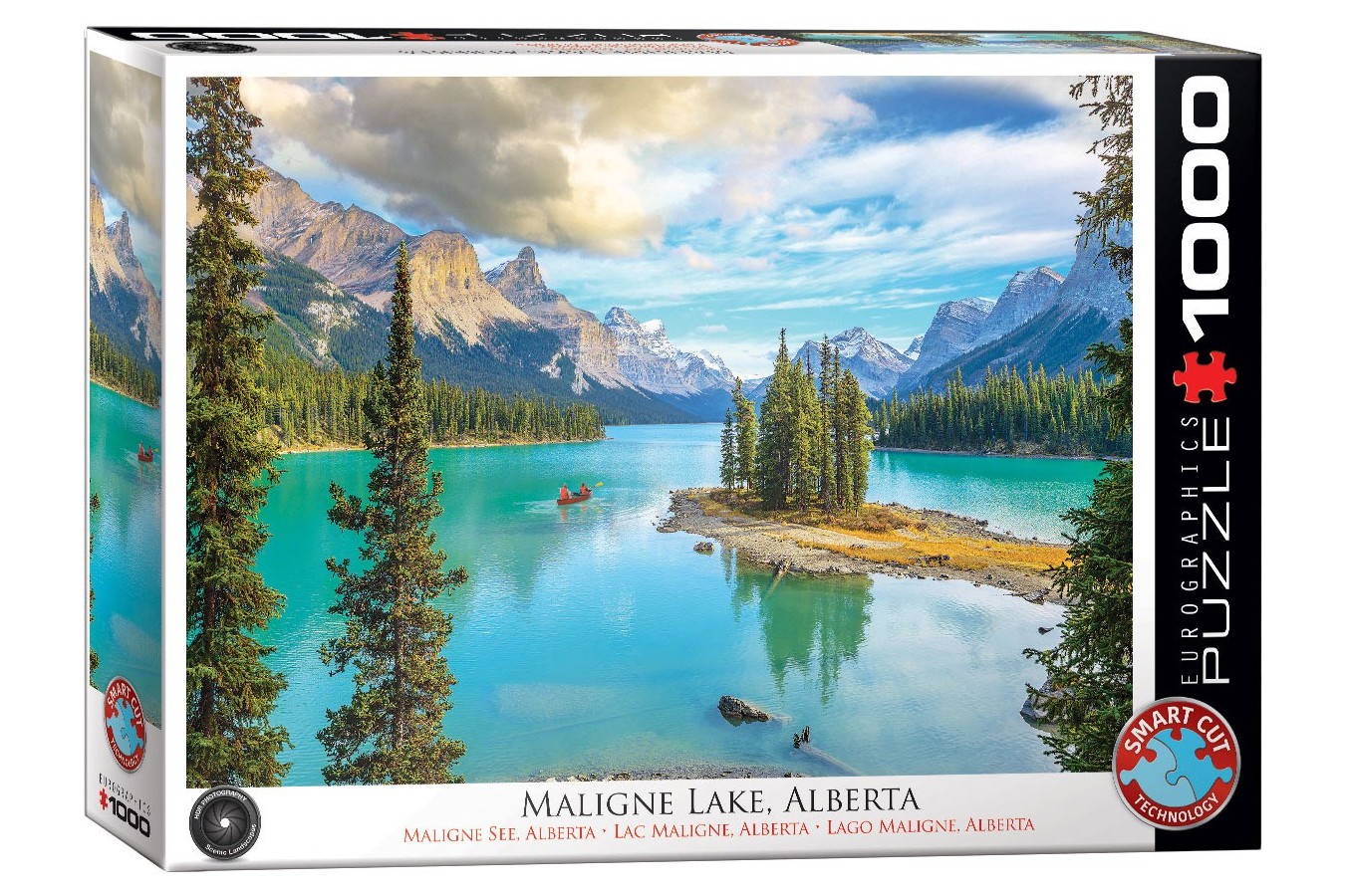 Puzzle Eurographics - Maligne Lake Alberta, 1000 piese (6000-5430)