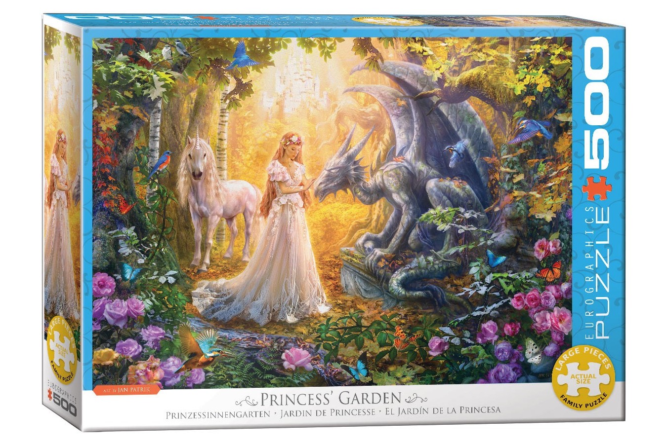 Puzzle Eurographics - Princess' Garden, 500 piese XXL (6500-5458)