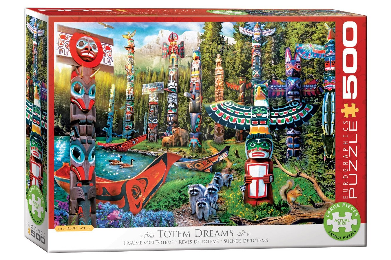 Puzzle Eurographics - Totem Dreams, 500 piese XXL (6500-5361)