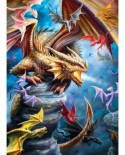 Puzzle Eurographics - Anne Stockes: Dragon Clan, 1000 piese (6000-5475)