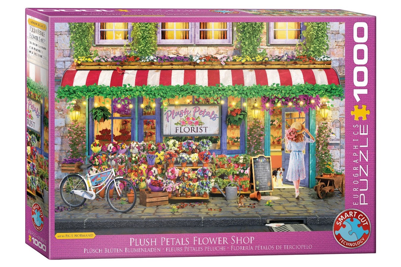 Puzzle Eurographics - Plush Petals Florist P.Normand, 1000 piese (6000-5518)