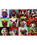 Puzzle Eurographics - Lucia Heffernan: Funny Dogs, 1000 piese (6000-5523)