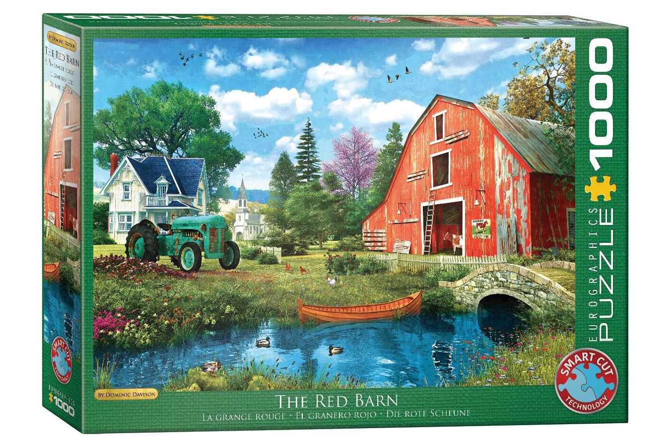 Puzzle Eurographics - Dominic Davison: The Red Barn by DominicDavison, 1000 piese (6000-5526)