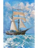 Puzzle Gold Puzzle - Sailboat in the Ocean, 500 piese (Gold-Puzzle-61475)