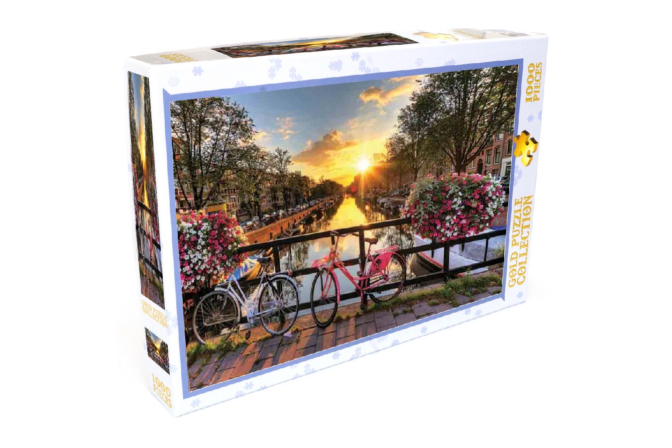Puzzle Gold Puzzle - Sunrise in Amsterdam, 1000 piese (Gold-Puzzle-61543)