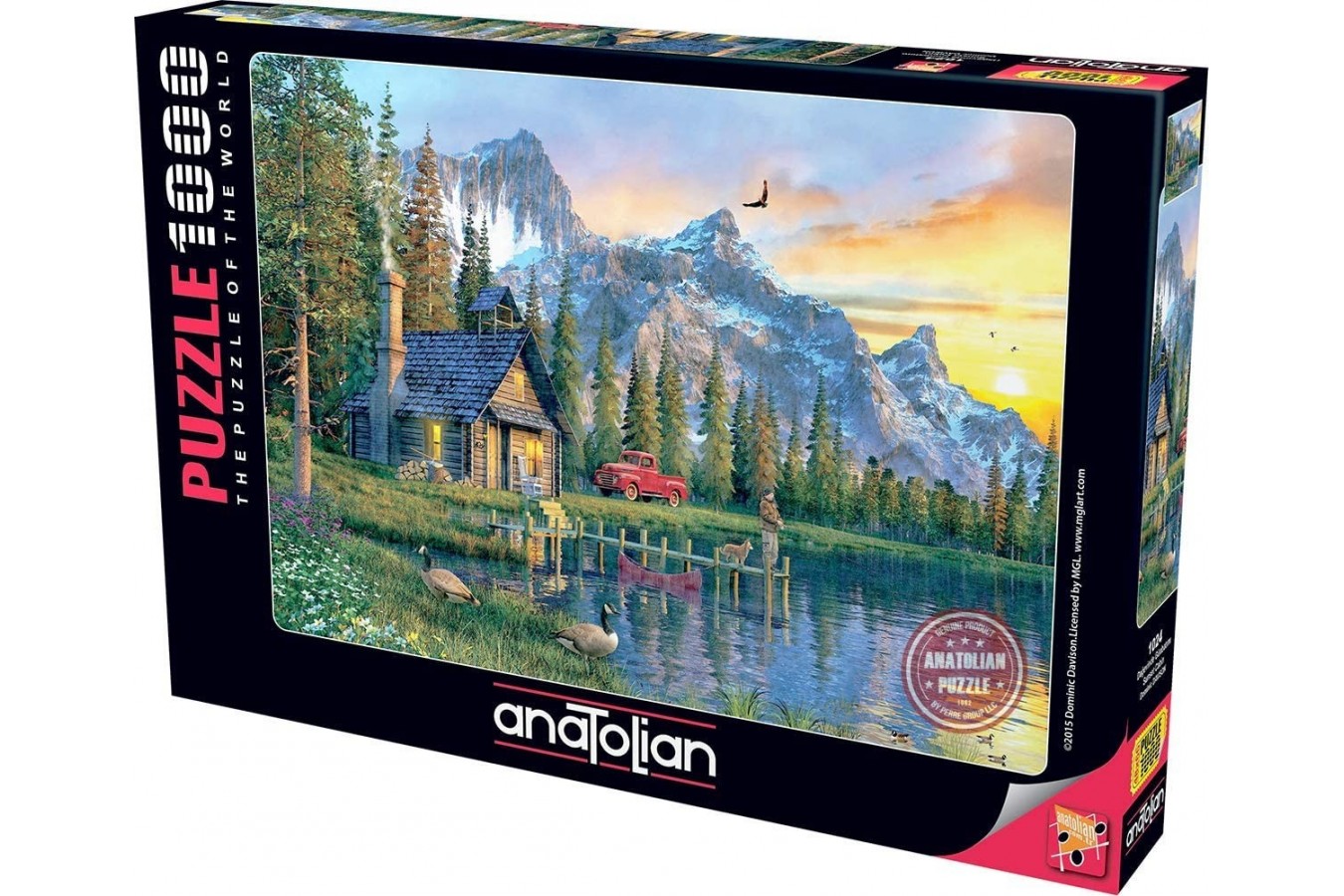 Puzzle Anatolian - Sunset Cabin, 1000 piese (1024)