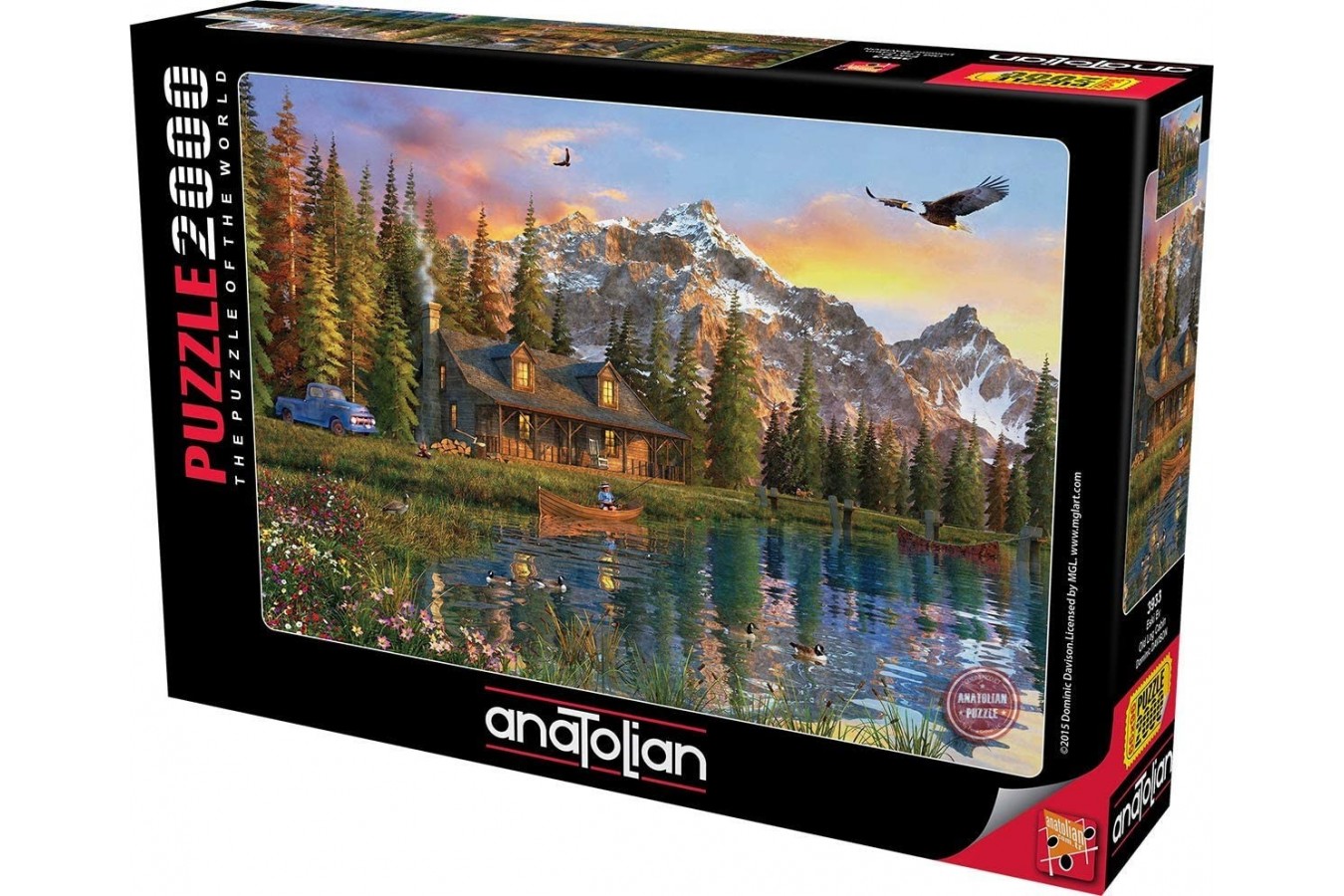 Puzzle Anatolian - Oldlook Cabin, 2000 piese (3933)