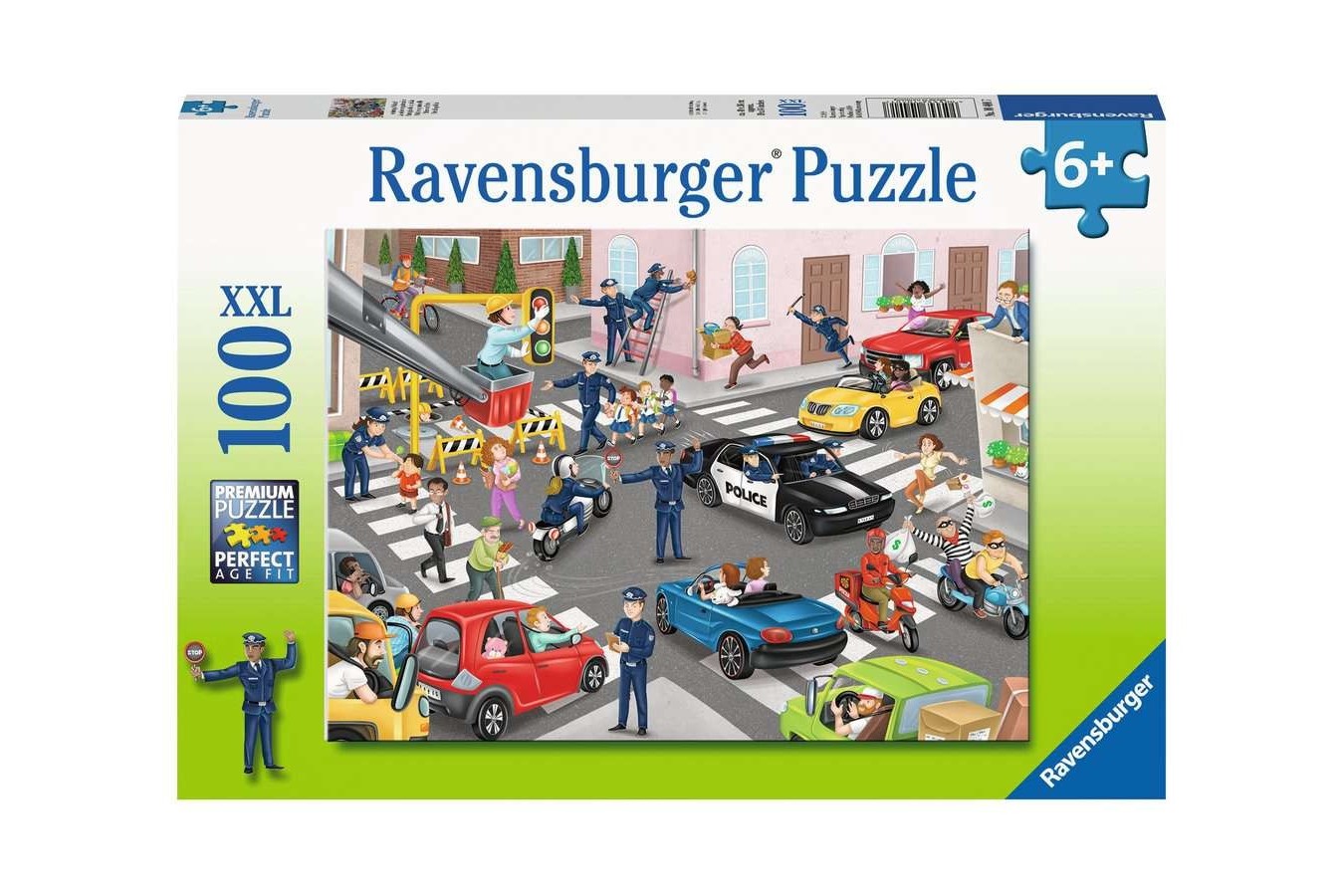 Puzzle Ravensburger - Patrula De Politie, 100 piese XXL (10401)