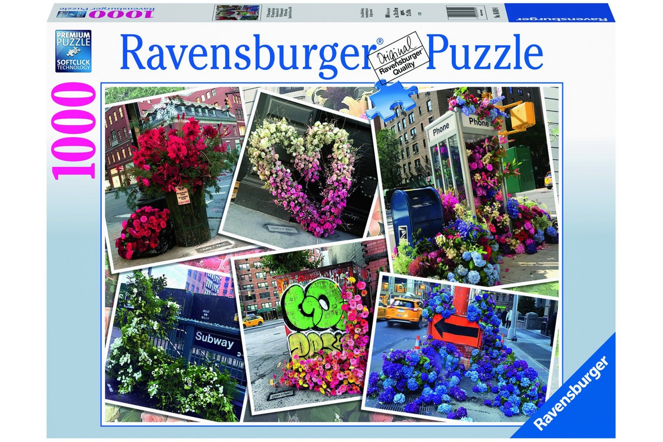 Puzzle Ravensburger - Flori In New York, 1000 piese (16819)