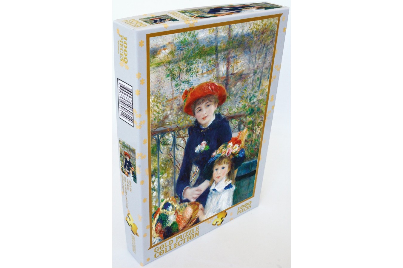 Puzzle Gold Puzzle - Auguste Renoir: Two Sisters on the Terrace, 1000 piese (Gold-Puzzle-60386)