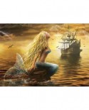 Puzzle Gold Puzzle - Mermaid, 1000 piese (Gold-Puzzle-61406)