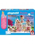 Puzzle Schmidt - Castelul Printesei, 100 piese, include figurina Playmobil (56383)