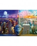 Puzzle Schmidt - Lars Stewart: Night And Day: New York, 1000 piese (59905)