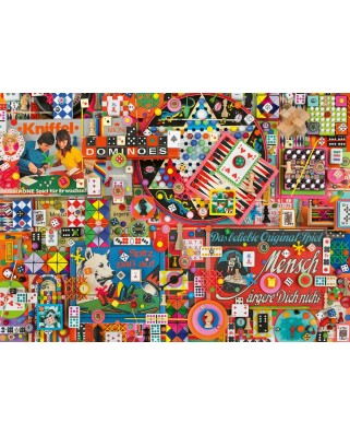 Puzzle Schmidt - Shelley Davies: Jocuri De Societate Vintage, 1000 piese (59900)