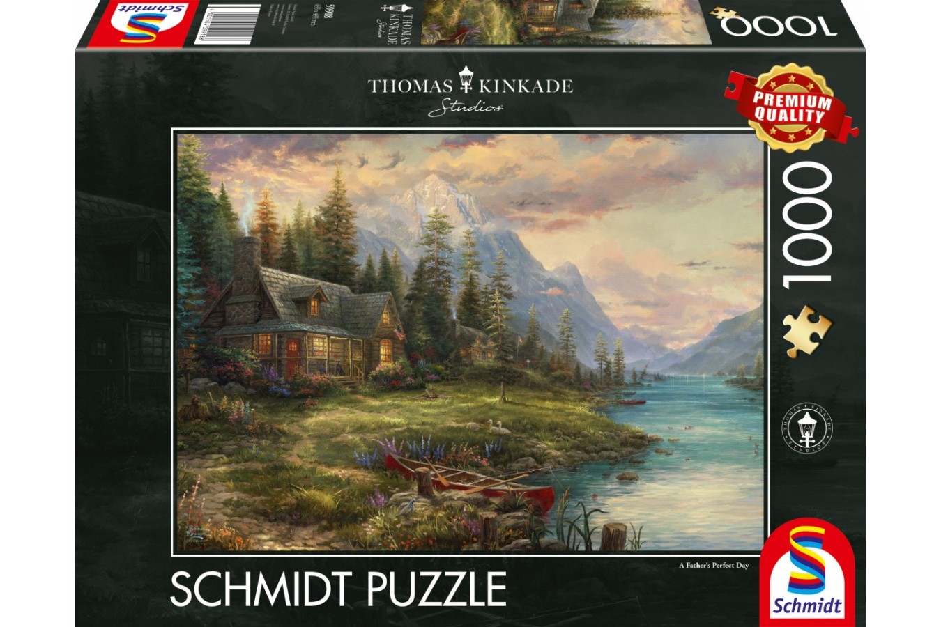 Puzzle Schmidt - Thomas Kinkade: Excursie De Ziua Tatalui, 1000 piese (59918)