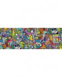 Puzzle panoramic Clementoni - Tokidoki, 1000 piese (39568)