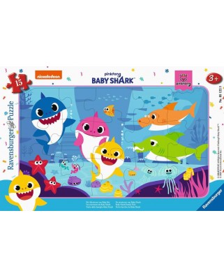 Puzzle Ravensburger - Baby Shark, 15 piese (05122)