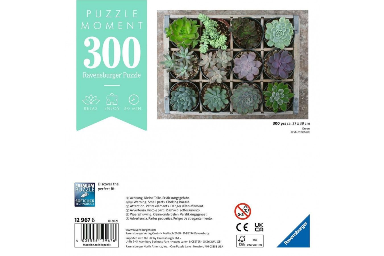 Puzzle Ravensburger - Green, 300 piese (12967)