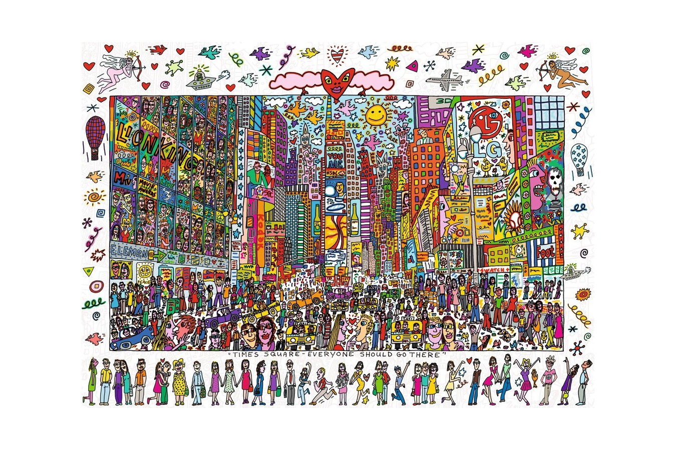 Puzzle Ravensburger - Rizzi James: Times Square, 1000 piese (19069)