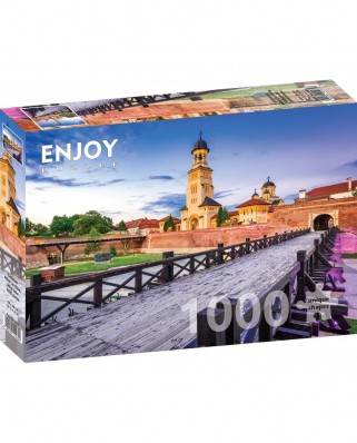 Puzzle 1000 piese - Cetatea Alba Carolina, Alba-Iulia (Enjoy-1035)