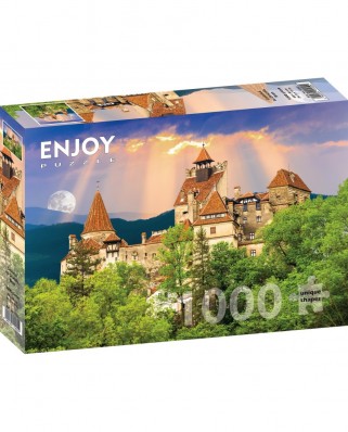 Puzzle 1000 piese Enjoy - Castelul lui Dracula, Bran (Enjoy-1050)