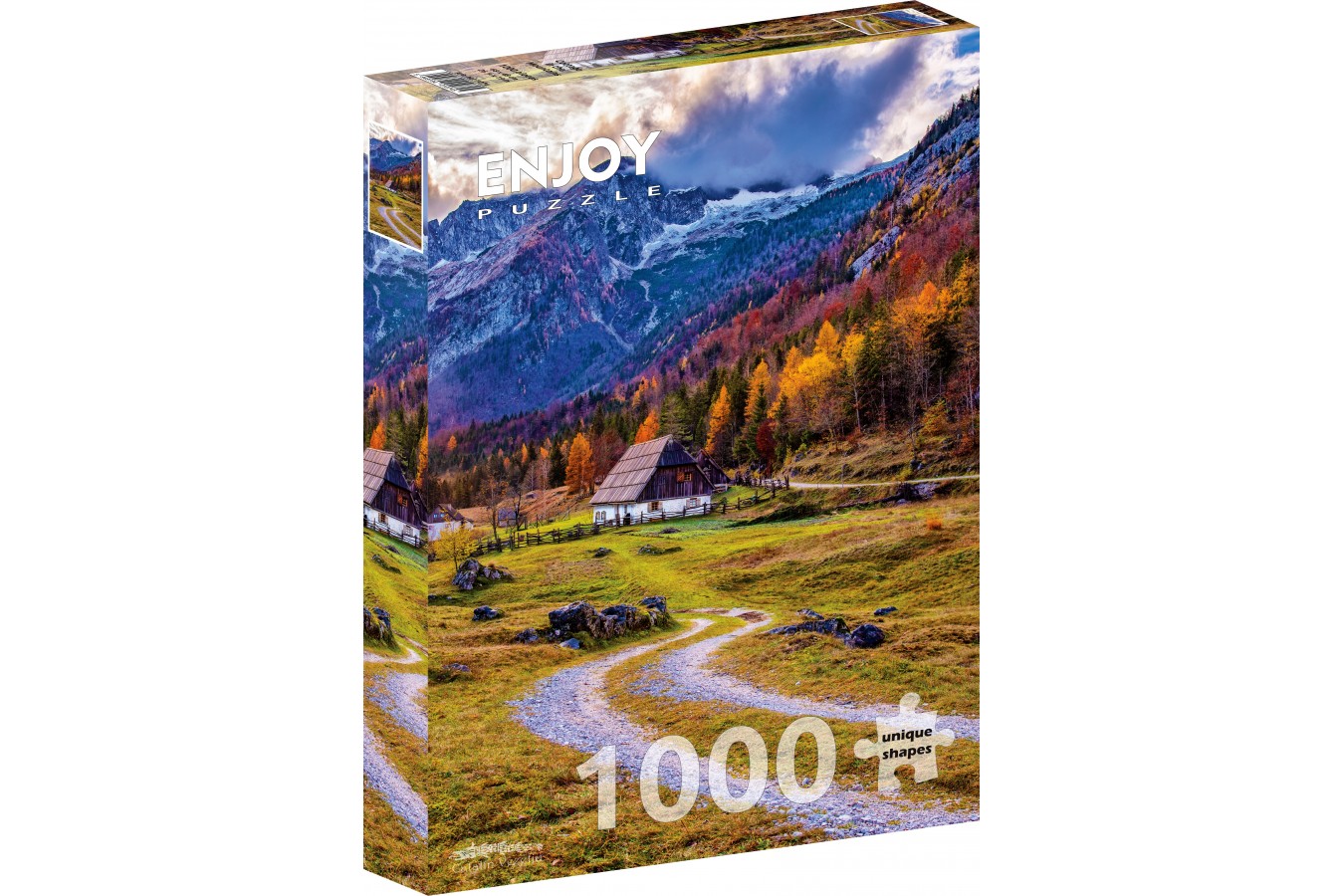 Puzzle 1000 piese - Cottage in the Mountains (Enjoy-1074)