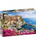 Puzzle 1000 piese - Manarola, Cinque Terre, Italy (Enjoy-1080)
