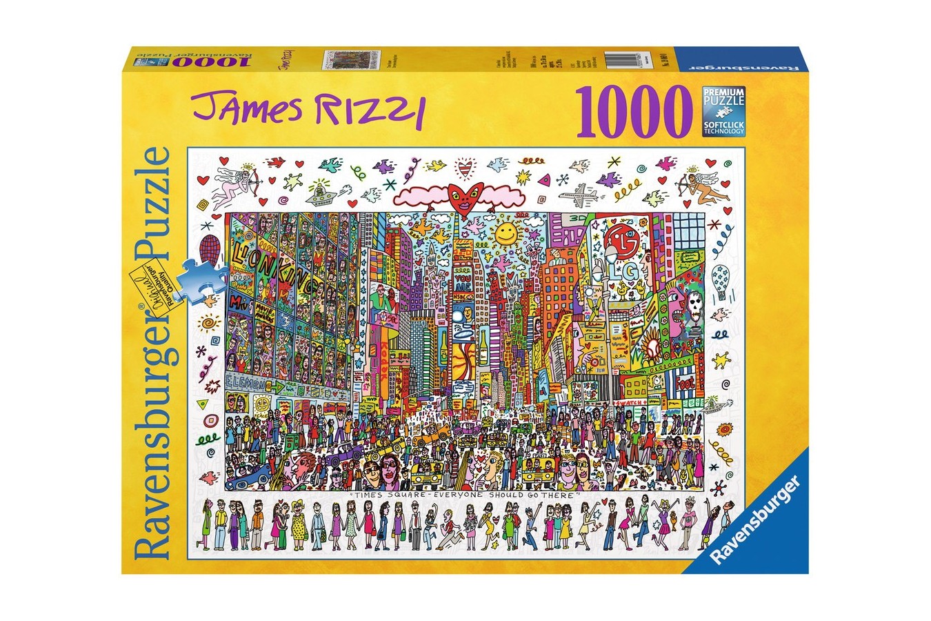Puzzle Ravensburger - Rizzi James: Times Square, 1000 piese (19069)