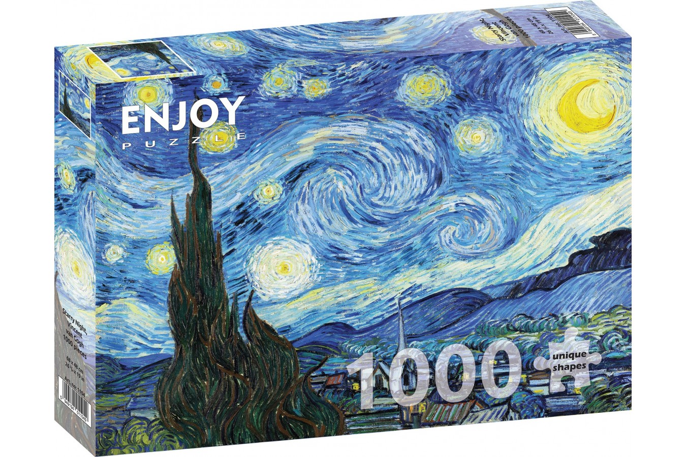 Puzzle 1000 piese Enjoy - Vincent Van Gogh: Starry Night (Enjoy-1104)
