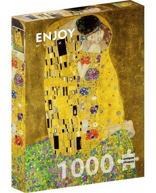 Puzzle 1000 piese Enjoy - Gustav Klimt: The Kiss (Enjoy-1110)